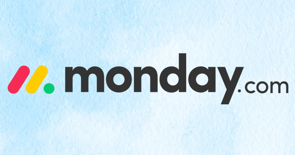 monday.com logo and text