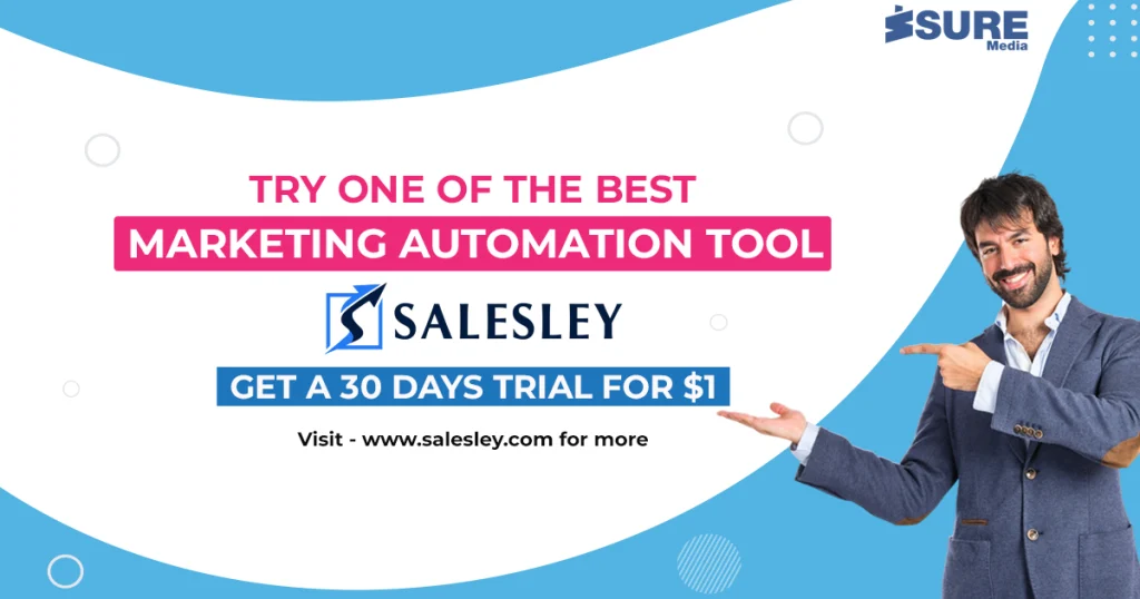 30 days trial of marketing automation tool - Salesley